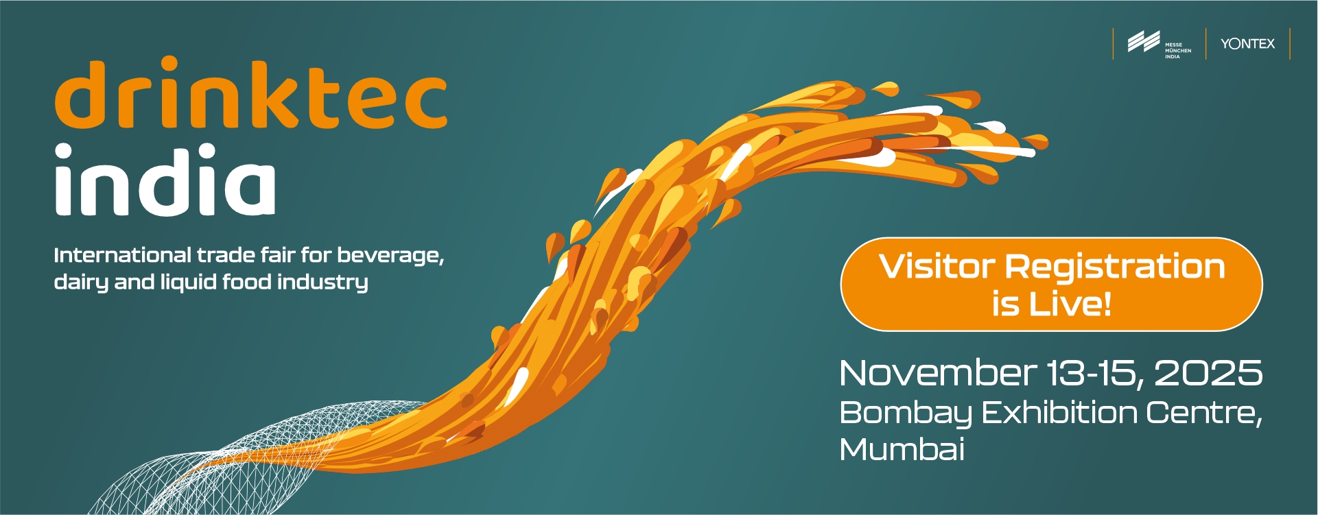 1920 X 750 px Banner for drinktec